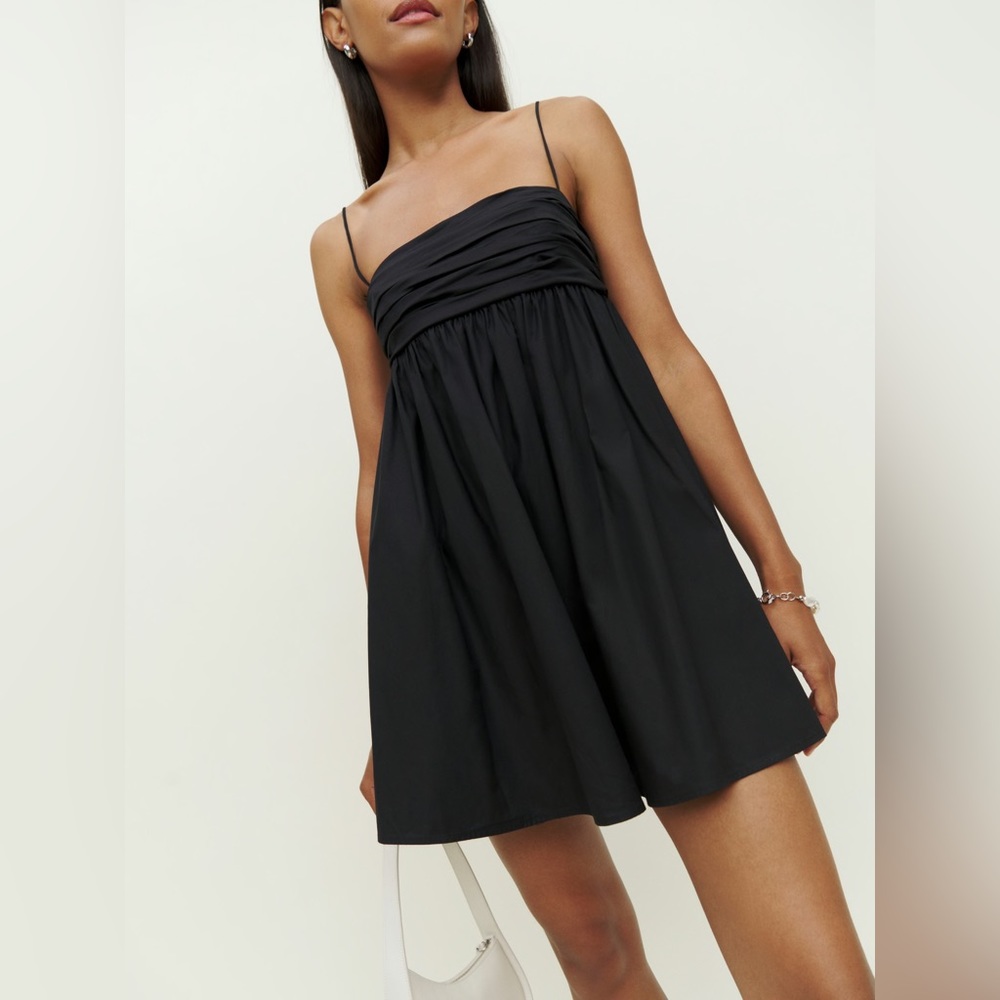 Reformation Black Mini Dress